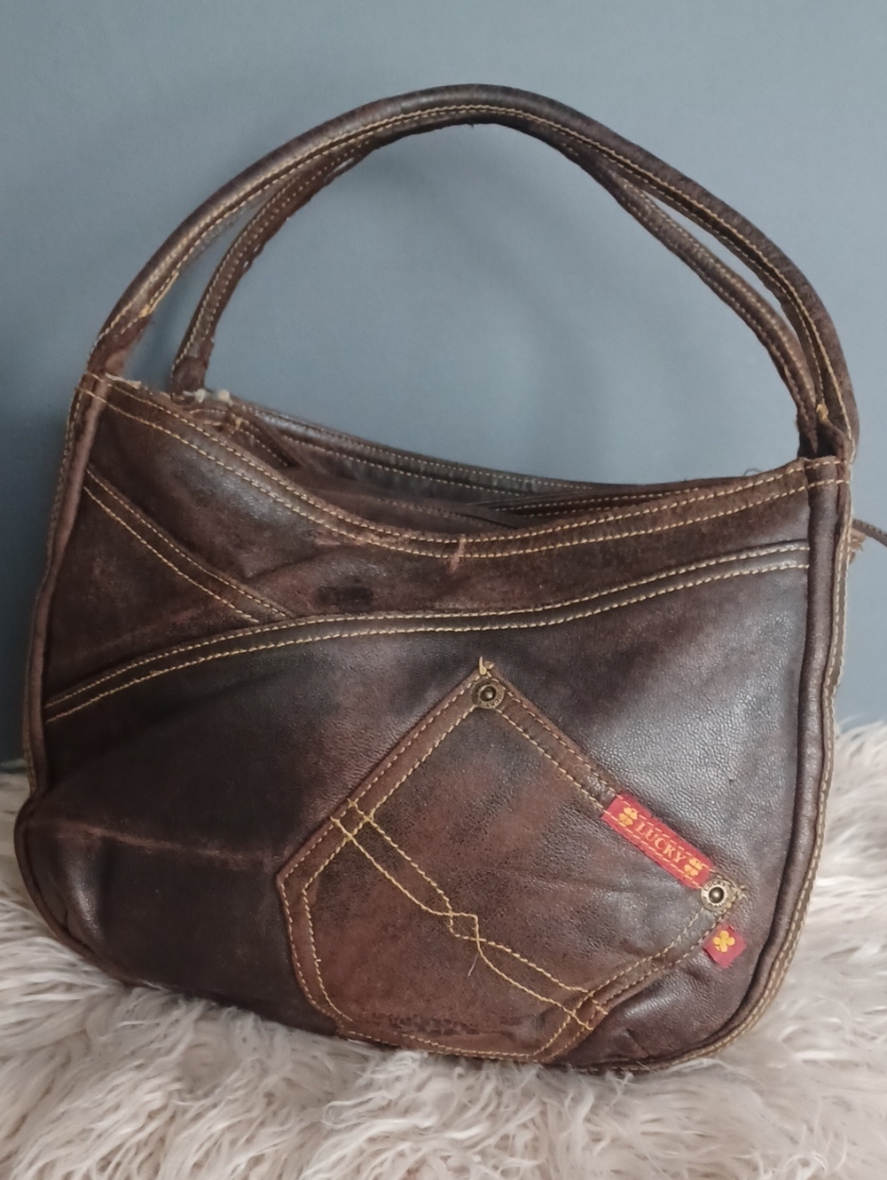 Vintage Y2K Lucky Brand Buttery Soft Leather Purse